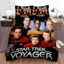 Star Trek: Voyager Characters In Season 4 Bed Sheets Spread Comforter Duvet Cover Bedding Sets