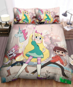 Star Vs. The Forces Of Evil The Poster Bed Sheets Spread Duvet Cover Bedding Sets