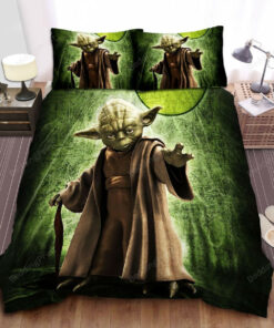 Star Wars Cool Master Yoda Portrait Bed Sheets Duvet Cover Bedding Sets