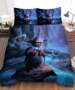 Star Wars Master Yoda In The Forest Illustration Bed Sheets Duvet Cover Bedding Sets