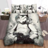 Star Wars Stormtrooper Watercolor Painting Bed Sheets Duvet Cover Bedding Sets