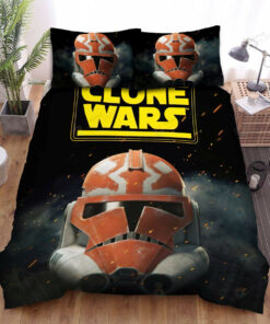 Star Wars: The Clone Wars (2008-2020) Clone War Saved Bed Sheets Duvet Cover Bedding Sets