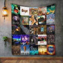Styx Album Covers Quilt Blanket