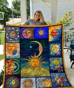 Sun And Moon Quilt Blanket 01