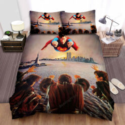 Superman Ii (1980) Poster Movie Poster Bed Sheets Duvet Cover Bedding Sets Ver 2