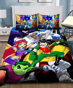 Teen Titans Bedding Set Sleepy (duvet Cover & Pillow Cases)