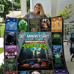 Teenage Mutant Ninja Turtles 30th Anniversary All Seasons Quilt Blanket