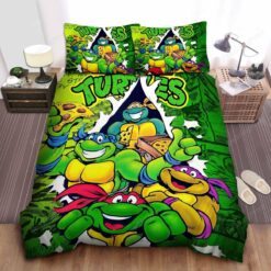 Teenage Mutant Ninja Turtles Break Out From Comic Bed Sheets Duvet Cover Bedding Sets