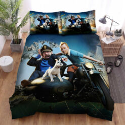 The Adventures Of Tintin Animated Movie Bed Sheets Duvet Cover Bedding Sets