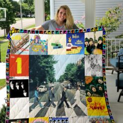 The Beatles Albums Cover Poster Quilt Blanket Ver 2