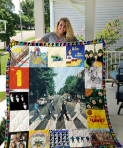 The Beatles Albums Cover Poster Quilt Blanket Ver 2