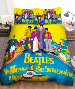 The Beatles Yellow Submarine Album Cover Bed Sheet Duvet Cover Bedding Sets