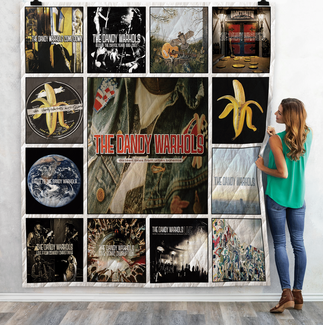 The Dandy Warhols Albums Quilt Blanket Ver13