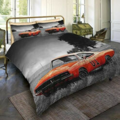 The Dukes Of Hazzard General Lee Dodge Charger 1 3dcustomize Bedding Set Duvet Cover Set Bedroom Set
