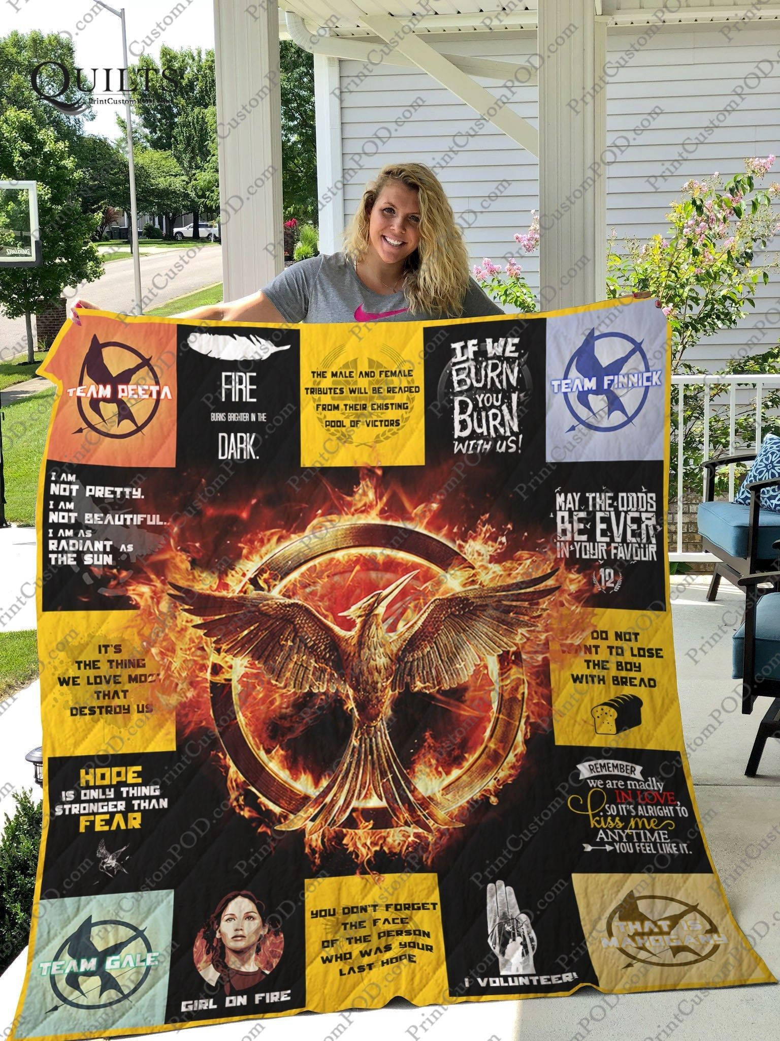 The Hunger Game Quilt Blanket