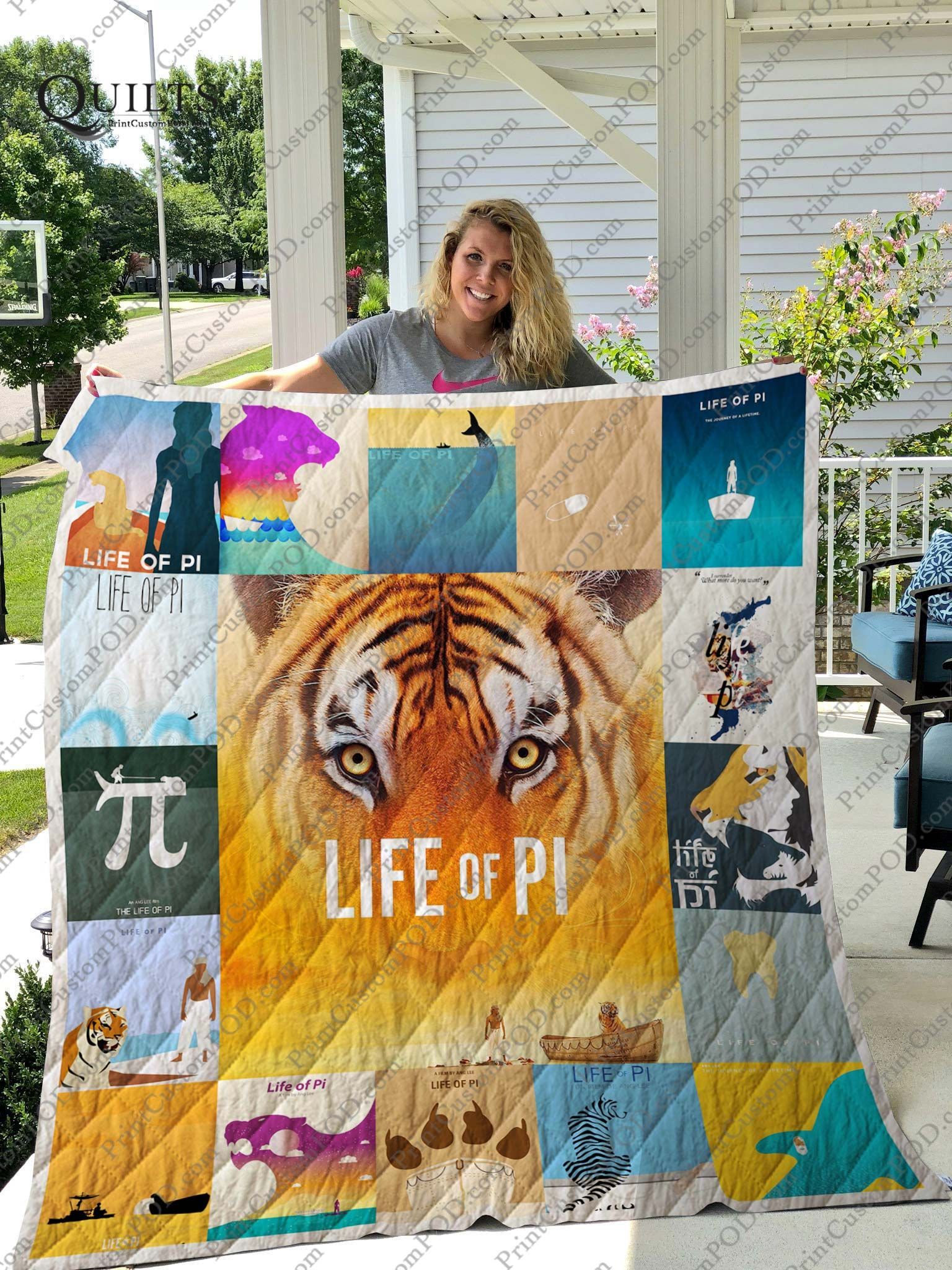 The Life Of Pi Quilt Blanket Great Customized Blanket Gifts For Birthday Christmas Thanksgiving