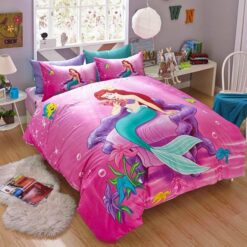 The Little Mermaid Movie Princess Ariel Bedding Set Duvetcover Set Bedroom Set Bedlinen