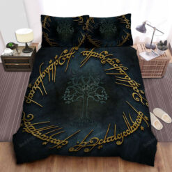 The Lord Of The Ring, The One Ring Pattern Bed Sheets Duvet Cover Bedding Sets