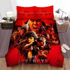 The Lost Boys Art Of All Faces And Emotions In The Film Movie Poster Bed Sheets Spread Comforter Duvet Cover Bedding Sets