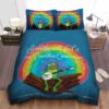 The Muppets Kermit The Frog Singing The Rainbow Connection Painting Bed Sheets Duvet Cover Bedding Sets