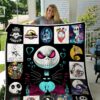 The Nightmare Before Christmas Poster Quilt Blanket