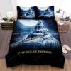 The Polar Express Full Moon Background Bed Sheets Duvet Cover Bedding Sets