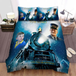 The Polar Express Movie Poster 3 Bed Sheets Duvet Cover Bedding Sets