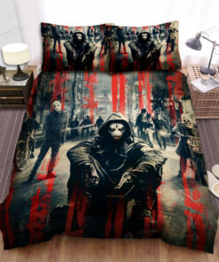 The Purge (series) Anarchy Bed Sheets Spread Comforter Duvet Cover Bedding Sets
