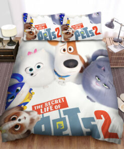 The Secret Life Of Pets 2 (2019) Movie Poster Bed Sheets Duvet Cover Bedding Sets