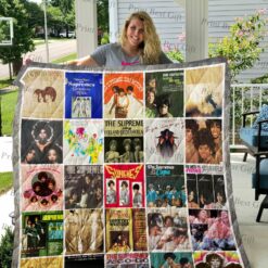 The Supremes Albums Cover Poster Quilt Blanket Ver 2