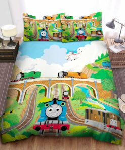 Thomas Train And Friends Characters Gallery Bed Sheets Duvet Cover Bedding Sets