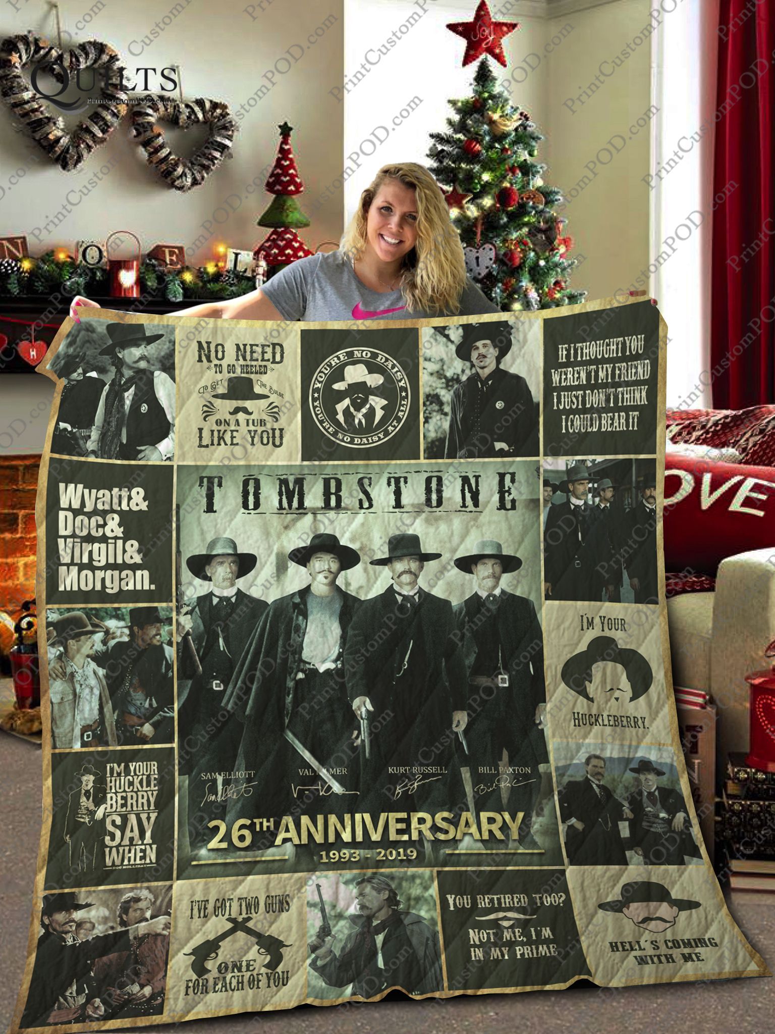 Tombstone Quilt Blanket Ver 2