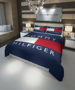Tommy Hilfiger Logo Custom Bedding Set Duvet Cover2