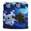 Toothless And The Light Fury Bedding Set (duvet Cover & Pillow Cases)