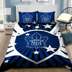 Toronto Maple Leafs B040950 Bedding Set Sleepy Halloween And Christmas Sale (duvet Cover & Pillow Cases)