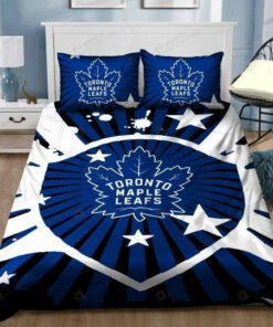 Toronto Maple Leafs B040950 Bedding Set Sleepy Halloween And Christmas Sale (duvet Cover & Pillow Cases)