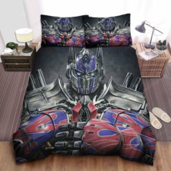 Transformer Optimus Prime Holding The Sword Of Judgment Bed Sheets Duvet Cover Bedding Sets