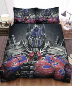 Transformer Optimus Prime Holding The Sword Of Judgment Bed Sheets Duvet Cover Bedding Sets
