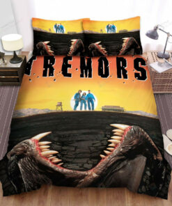 Tremors Monster Underground Movie Poster Bed Sheets Spread Comforter Duvet Cover Bedding Sets