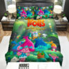 Trolls Characters The Beat Goes On! Bed Sheets Spread Comforter Duvet Cover Bedding Sets