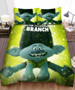 Trolls World Tour (2020) Branch Movie Poster Bed Sheets Duvet Cover Bedding Sets