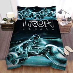 Tron: Legacy (2010) The Fastest Light Car Movie Poster Bed Sheets Duvet Cover Bedding Sets