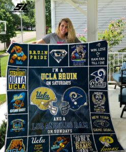 Ucla Bruins Amp Los Angeles Rams Quilt Blanket