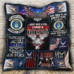 Usaf Proud Quilt Blanket