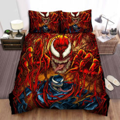 Venom: Let There Be Carnage Movie Art Poster Bed Sheets Duvet Cover Bedding Sets