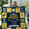 West Virginia Mountaineers Quilt Blanket 01