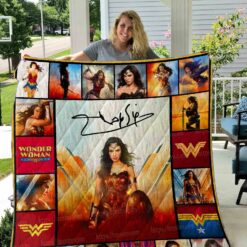 Wonder Woman Gal Gadot Quilt Blanket 01