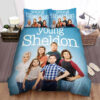 Young Sheldon (2017) Movie Family Bed Sheets Duvet Cover Bedding Sets
