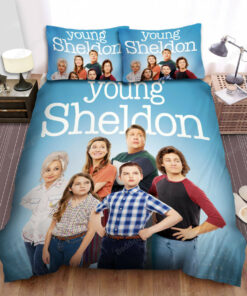 Young Sheldon (2017) Movie Family Bed Sheets Duvet Cover Bedding Sets