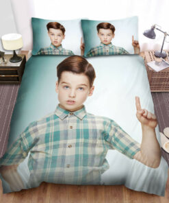 Young Sheldon (2017) Movie Poster Bed Sheets Duvet Cover Bedding Sets